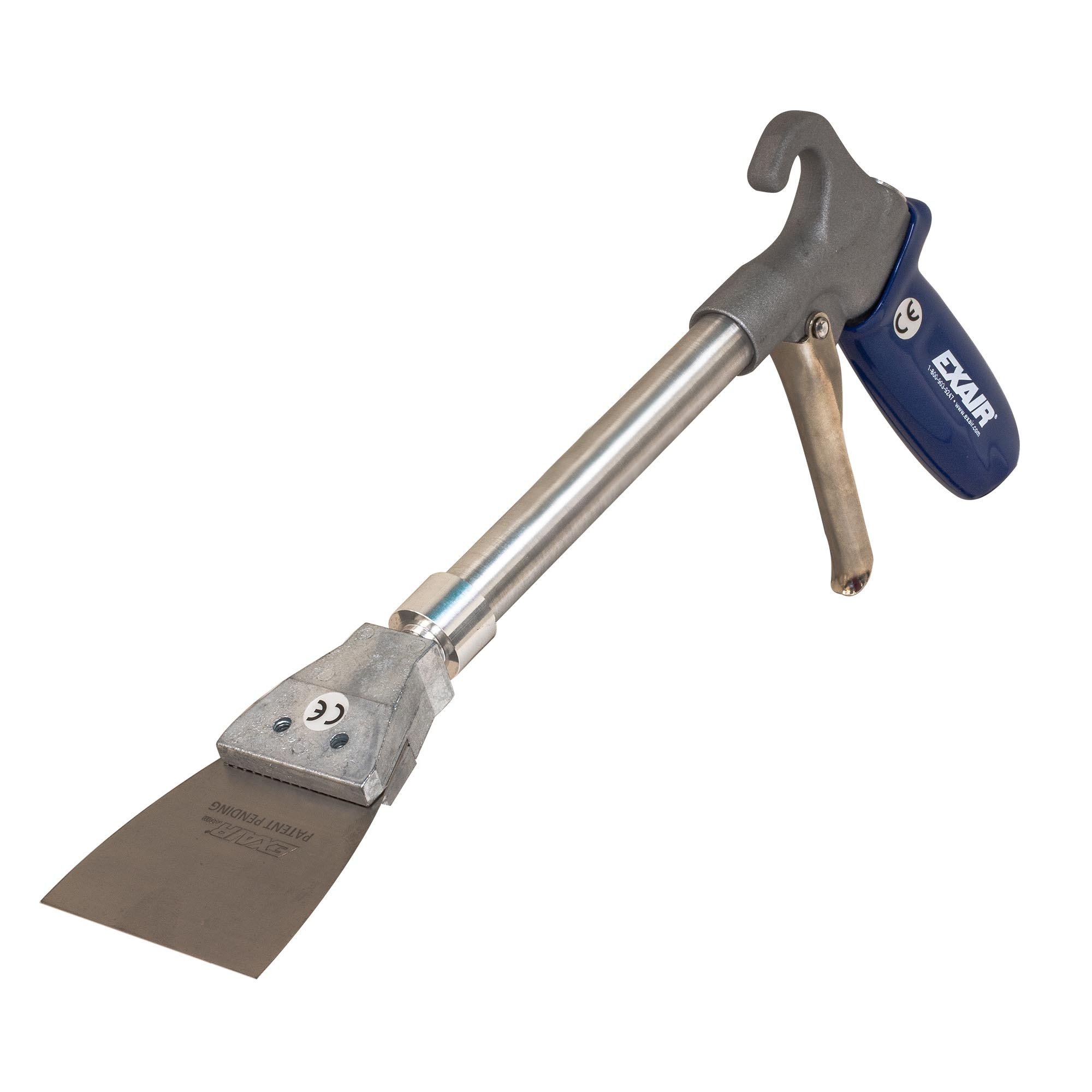 EXAIR Soft Grip Super Air Scraper™ with Model 1144 2 Inch Super Air Scraper™ & Extension Pipe