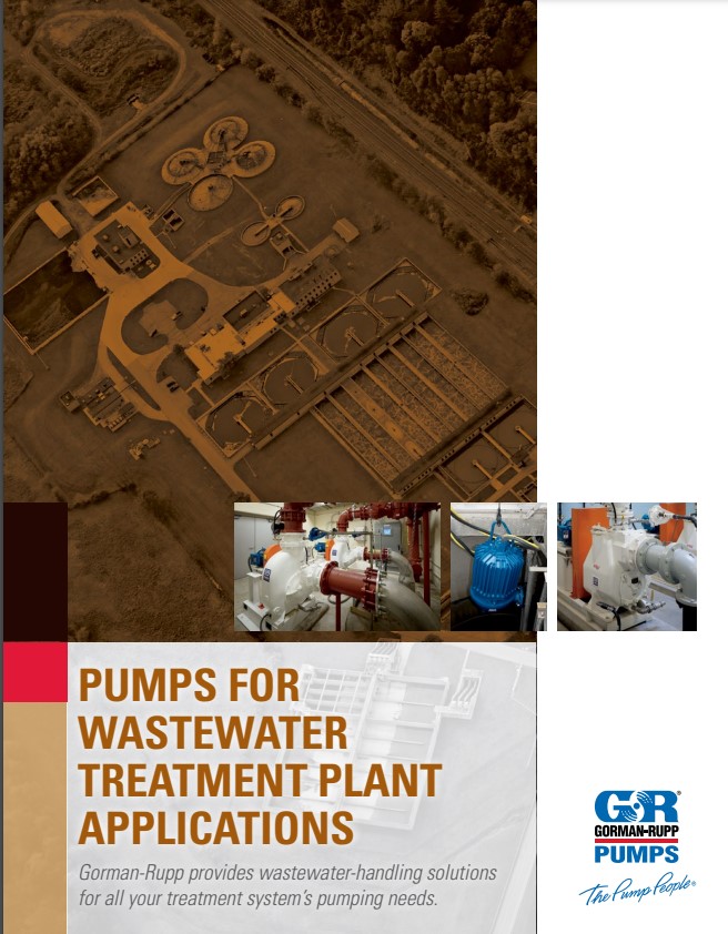Gorman-Rupp Pumps for Wastewater Treatment - Brochure