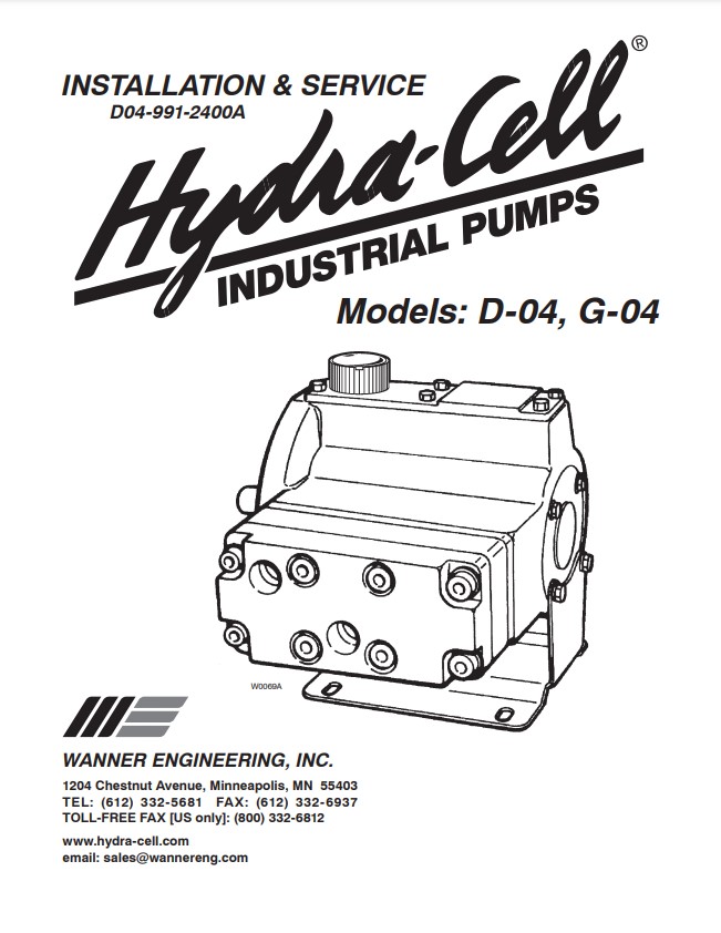 Hydra-Cell D04 - G04 Installation & Service Manual