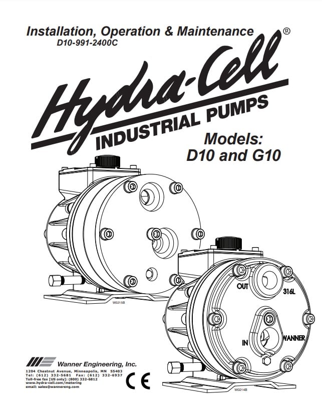 Hydra-Cell D10 / G10 Installation & Service Manual