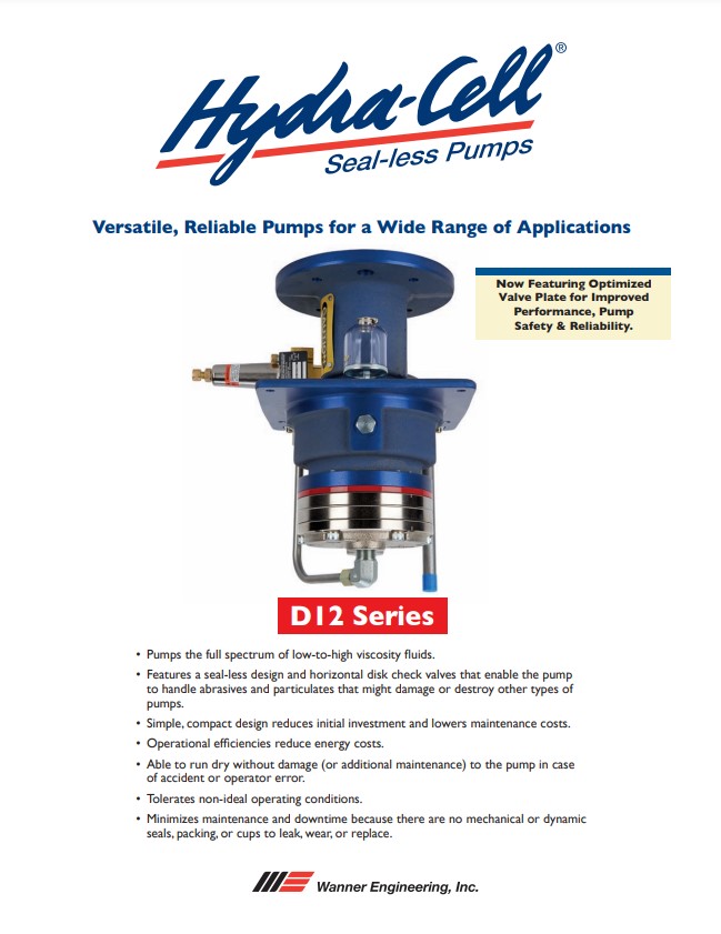 Hydra-Cell D12 Specifications