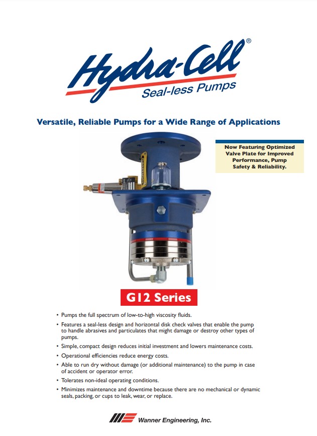 Hydra-Cell G12 Specifications