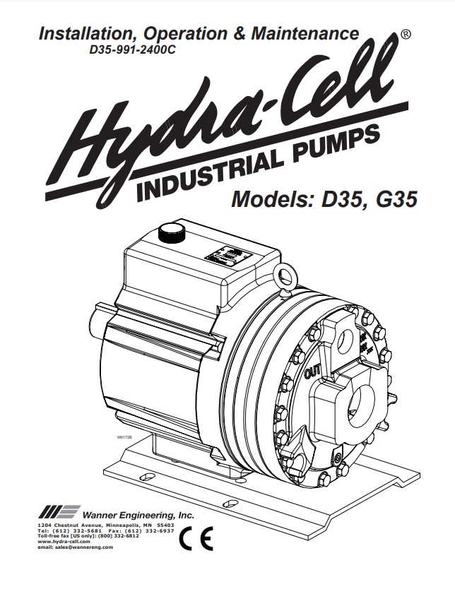 Hydra-Cell D35/G35 Installation & Service Manual
