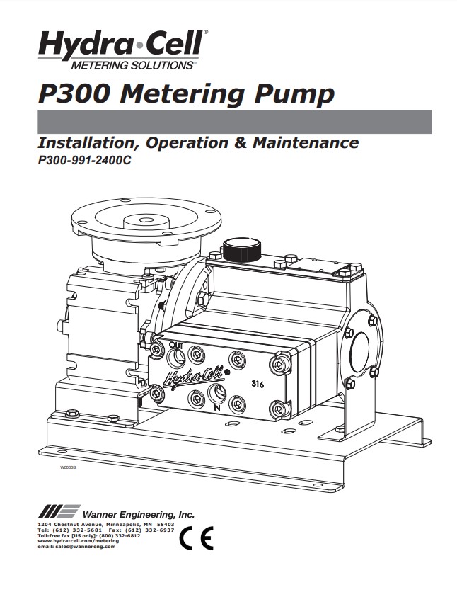 Hydra-Cell P300 Installation & Service Manual