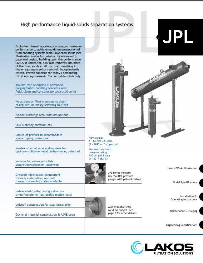 LAKOS LS-631 JPL Brochure