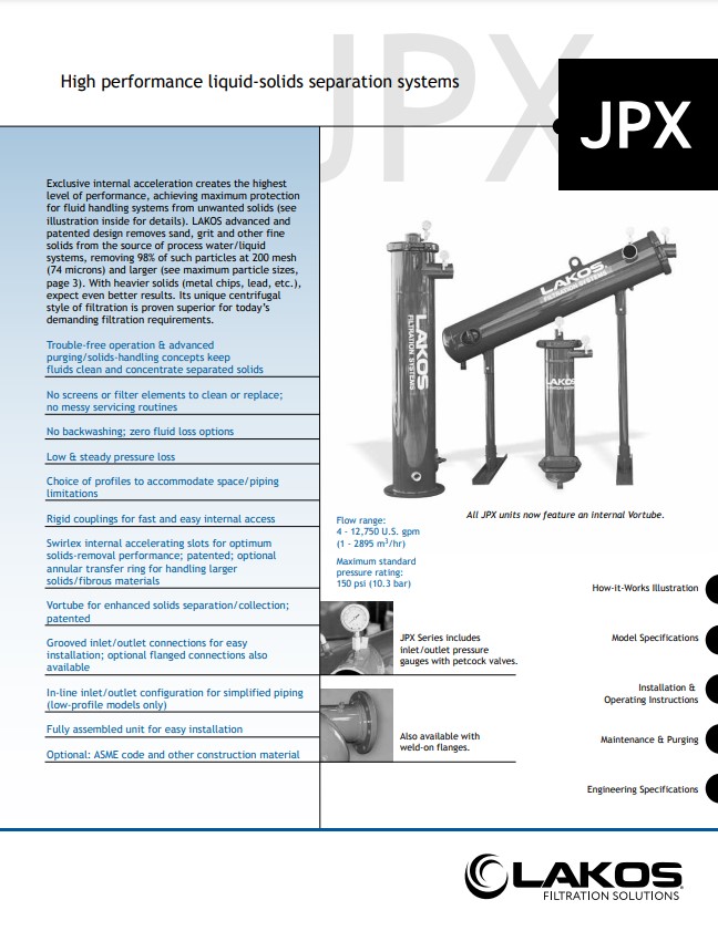 LAKOS LS-632 JPX Brochure