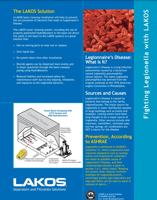 LAKOS LS-726 Fighting Legionella