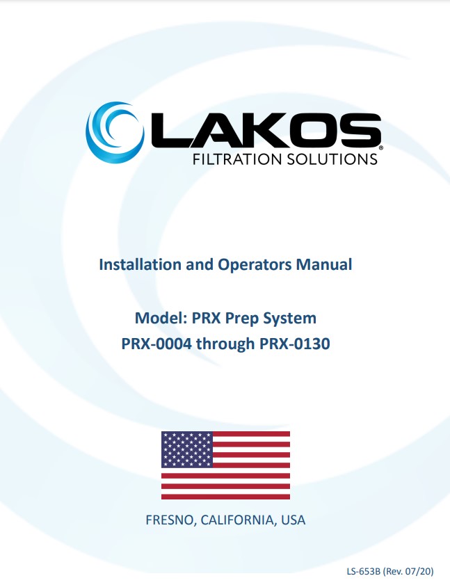 LS-653 PRX-PREP Install Guide Models 004-0200