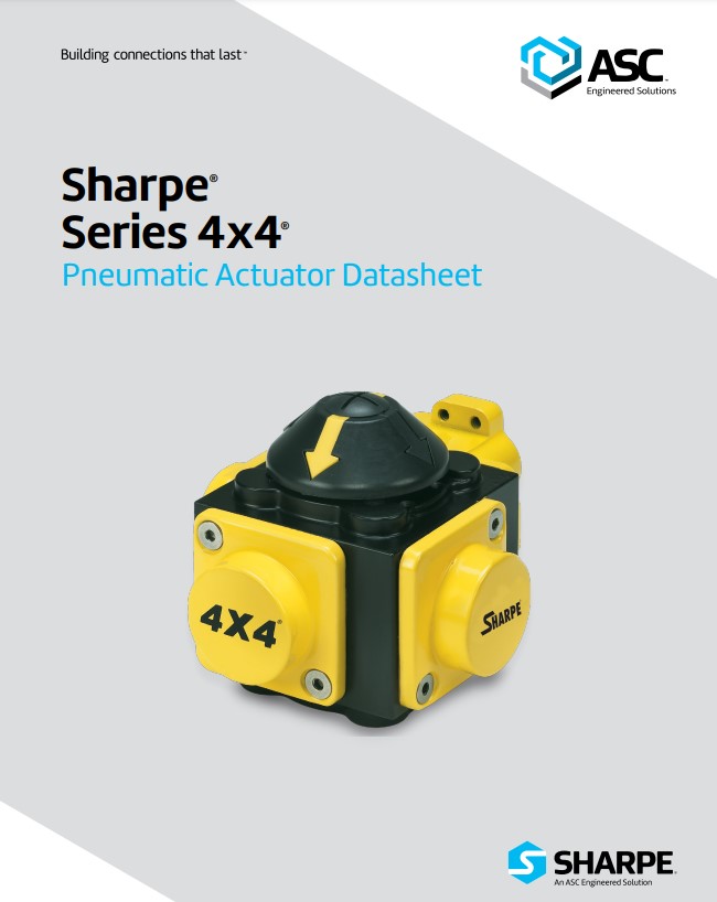 Sharpe Series 4x4 Pneumatic Actuator - Datasheet