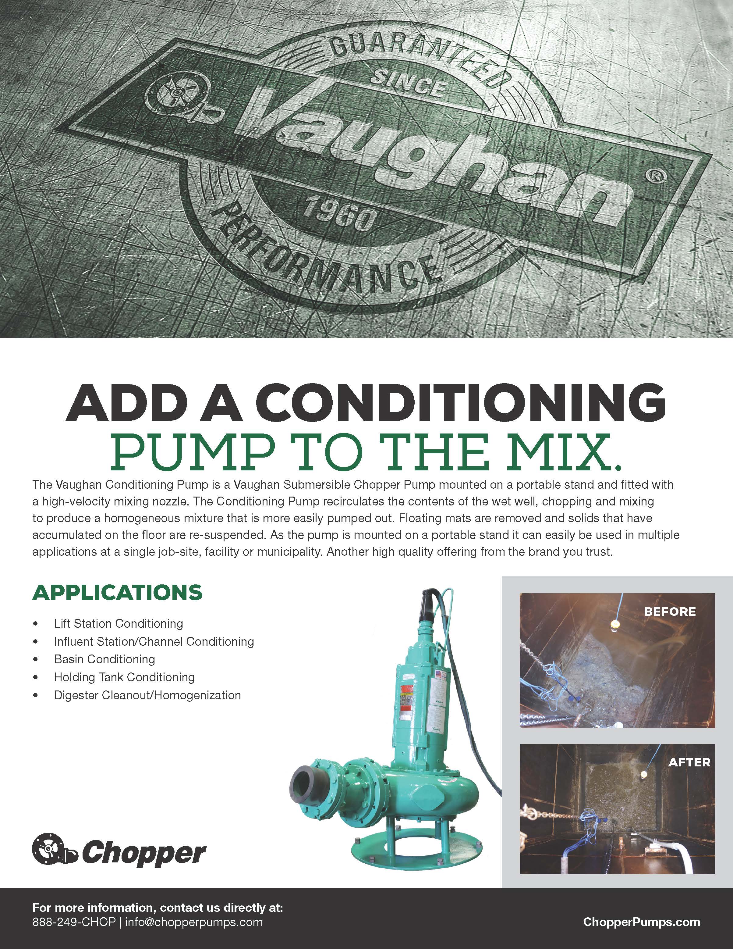 Vaughan Conditioning Pump Brochure