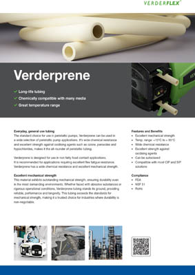 Tube Verderflex Vantage 5000 Verderprène