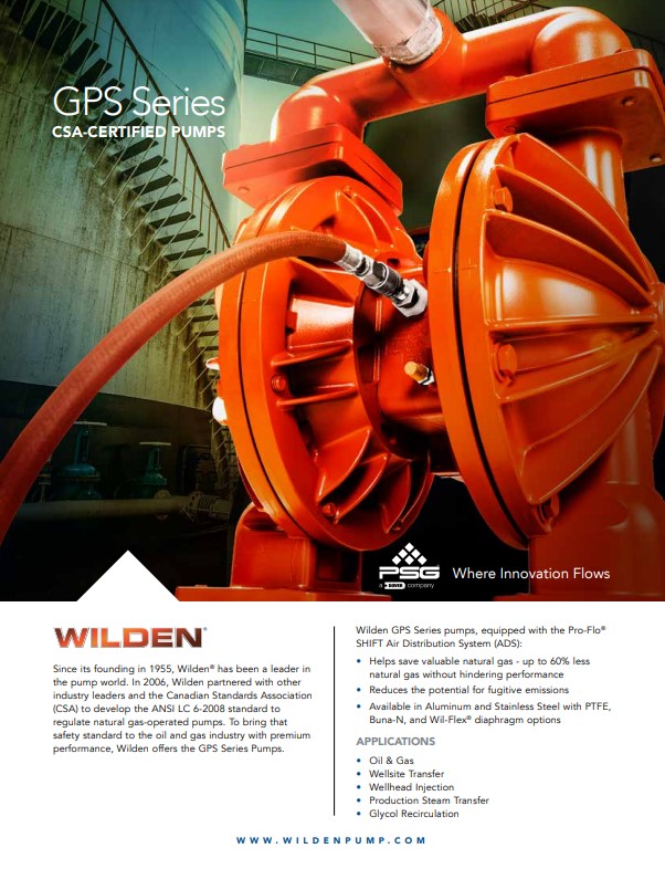 WILDEN GPS Series - Flyer