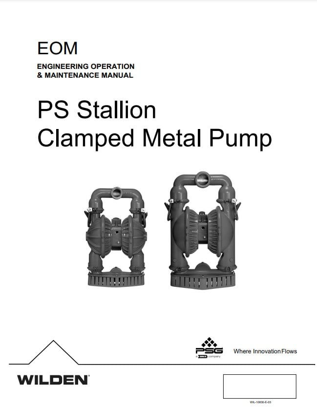 Wilden Stallion Pro‑Flo SHIFT Stallion Clamped Metal Pump 51mm EOM