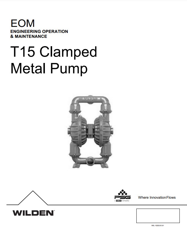 Wilden 76 mm (3'') Turbo‑Flo Stallion Clamped Metal Pump EOM
