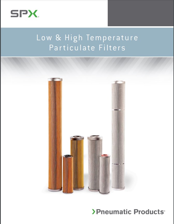 Peumatic Products Particulate Filter Elements