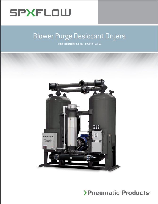 Pneumatic Products CAB Series Heated Desiccant Air Dryers
