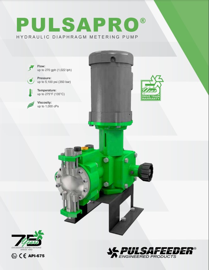 Pulsafeeder Engineered Products PulsaPro Brochure