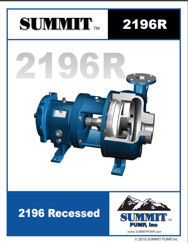 Summit 2196R Recessed Impeller Pumps