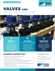 John Brooks Company Valves & Valve Automation Line Card