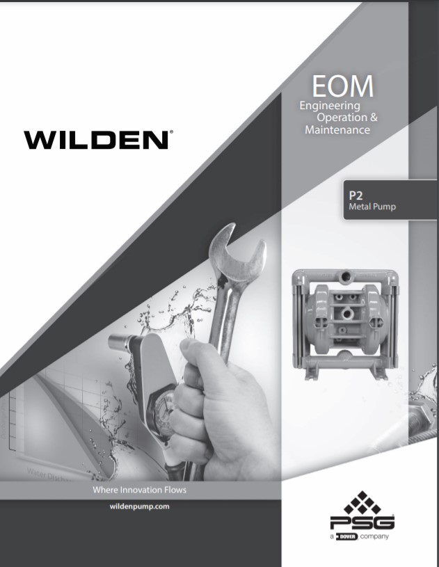 Wilden P2 Saniflo FDA Series Clamped Metal Pumps-EOM