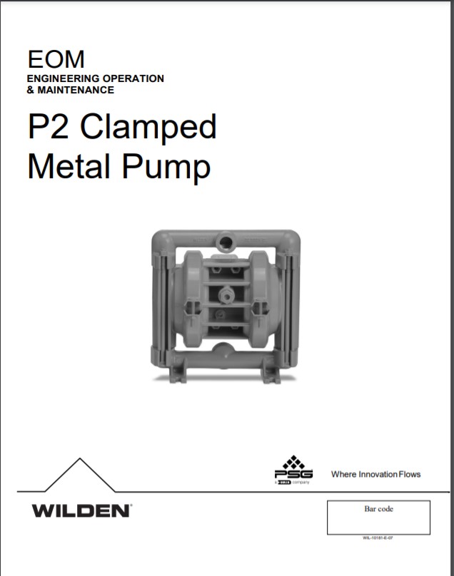 Wilden Pro-Flo P2 Clamped Metal Pump-EOM