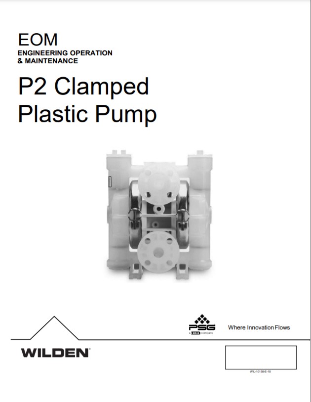 Wilden Pro-Flo P2 Clamped Plastic Pump-EOM