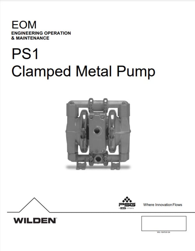 Wilden Pro-Flo Shift PS1 Clamped Metal Pump-EOM
