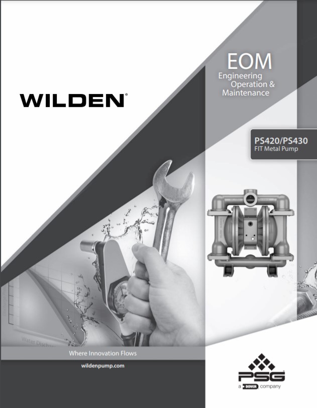 Wilden Pro-Flo Shift PS420 PS430 Bolted Metal-EOM
