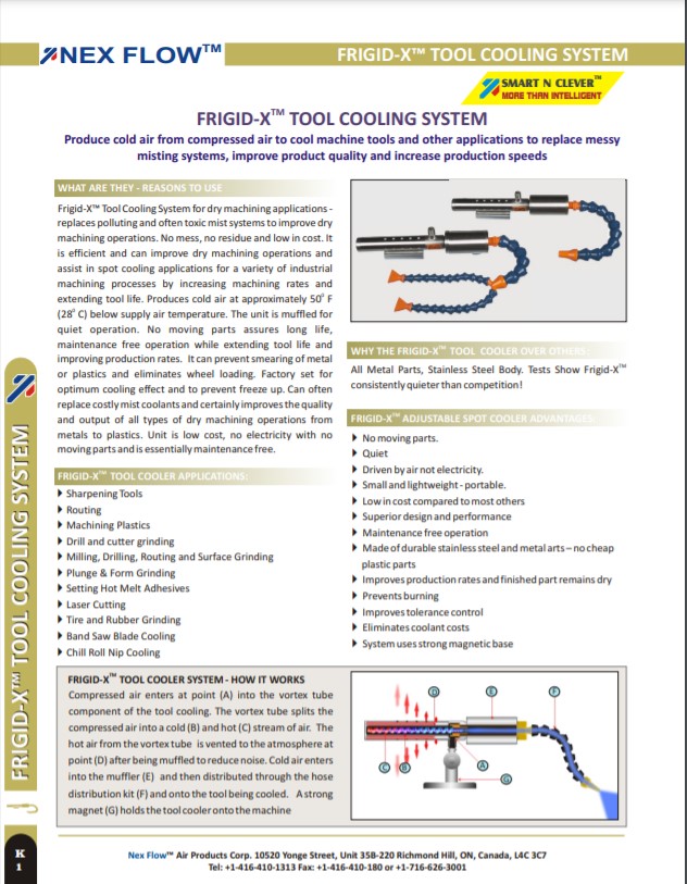 machine tool cooling system