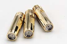 Gatewood Single Stainless Tips in Brass Long Shell